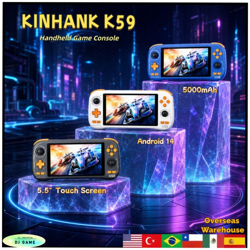 Gaming Console Under 5000 - KINHANK K59 เครื่องเล่นเกมพกพา ระบบ Android 14