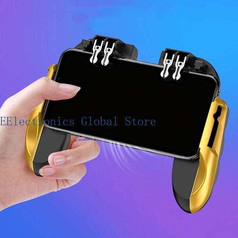 Gaming Console For Phone - 462B 4 ทริกเกอร์คอนโทรลเลอร์เกมมือถือพร้อมพัดลมที่รองรับ COD Mobile